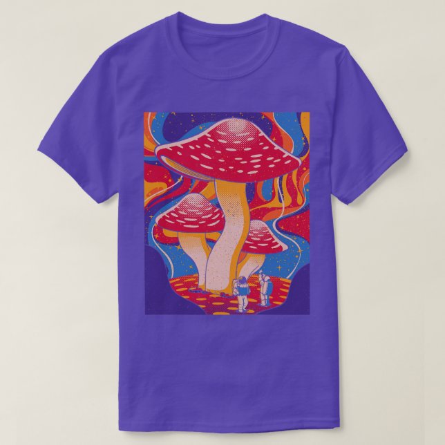 Interstellar Mushroom Travel by Tobe Fonseca T-Shirt (Design vorne)