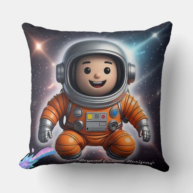 "Interstellare Reise" Kissen (Vorderseite)