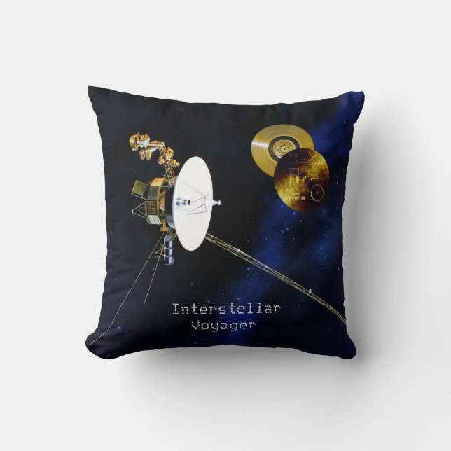 Interstellare Voyager Raumsonde Kissen (Vorderseite)