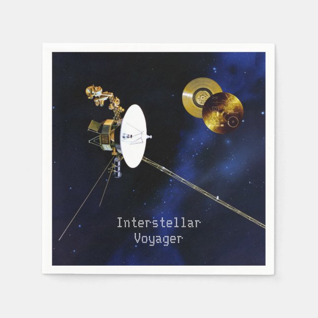Interstellare Voyager Raumsonde Serviette (Vorderseite)