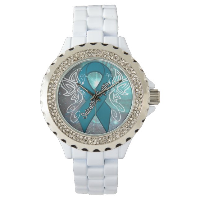 "Interstitial Cystitis Awareness" eWatch Armbanduhr (Vorderseite)