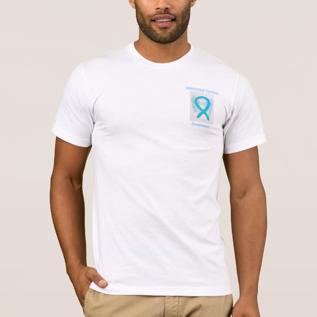 Interstitielle Cystitis (IC) Awareness Ribbon T-Sh T-Shirt (Vorderseite)