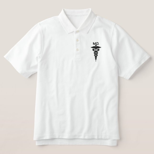 Interstriit Medizin Couture: Allopathisches Polo (Design Vorderseite)