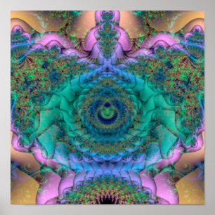 Intertwining (12" x 12") Art Print Poster