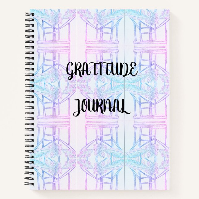 Intertwining Abstrait Gratitude Journal (Devant)