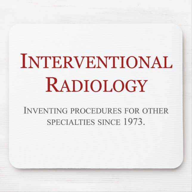 Interventional Radiologie Mousepad (Vorne)