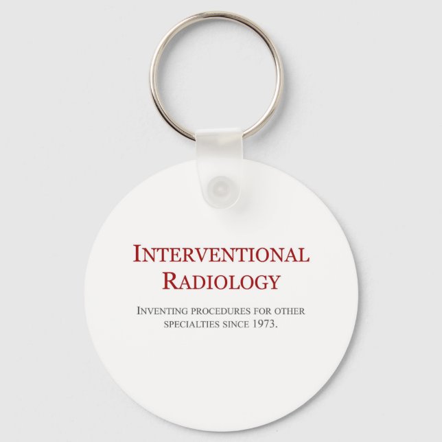 Interventionelle Radiologie Schlüsselanhänger (Vorderseite)