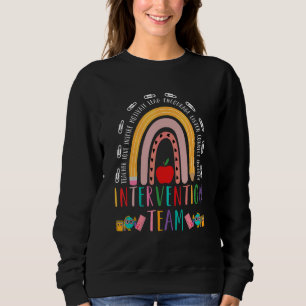 Interventionsgruppe Stamm-Team-Reaktion Lehrer Sch Sweatshirt