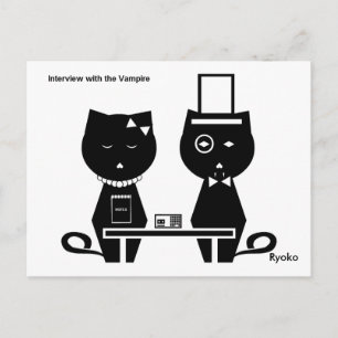 Interview mit der Vampire Postkarte