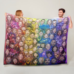 Interwoven Emotion Fleecedecke