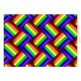 Interwoven LGBT Gay Pride Rainbow Ribbon!