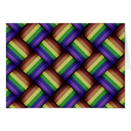 Interwoven LGBT Gay Pride Rainbow Ribbon!