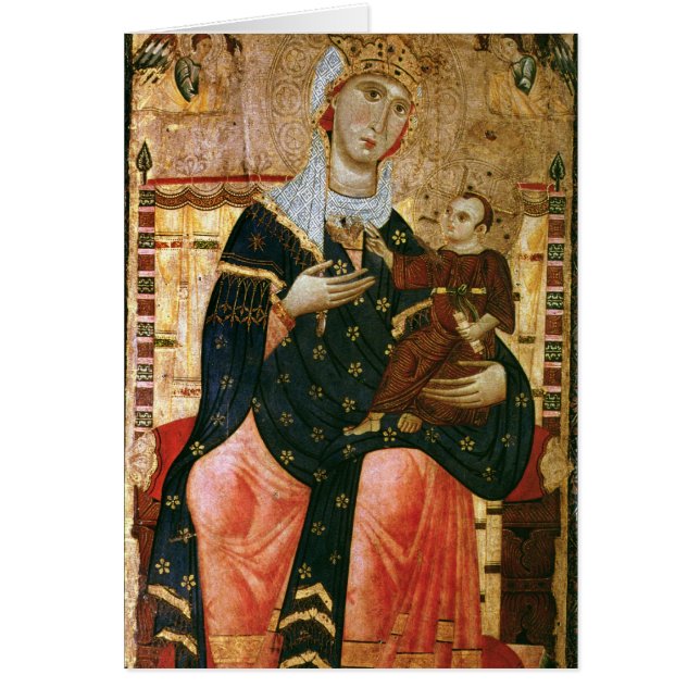 Inthronisiertes Madonna und Kind, c.1260 (Vorne)