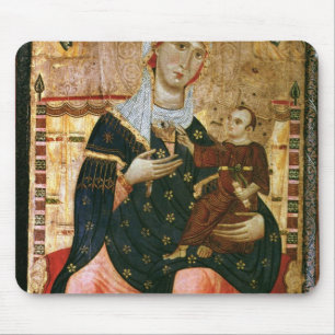 Inthronisiertes Madonna und Kind, c.1260 Mousepad