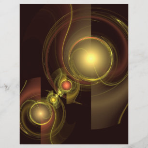 Intime Verbindung Golden Energy Abstrakte Kunst Flyer