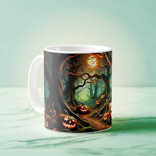 Into Hallowe'en Forest Kaffeetasse