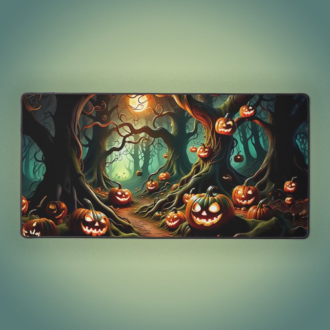 Into Hallowe'en Forest Schreibtischunterlage (Von Creator hochgeladen)