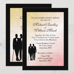 Into the Peach Gay Faire-part de mariage