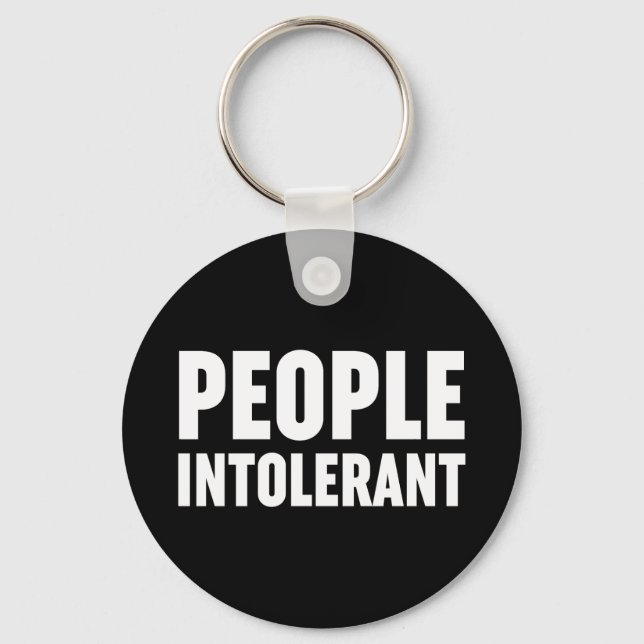 Intoleranz Schlüsselanhänger (Vorderseite)