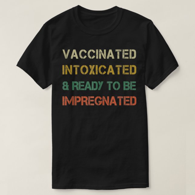 Intoxikiert und improvisiert T-Shirt (Design vorne)