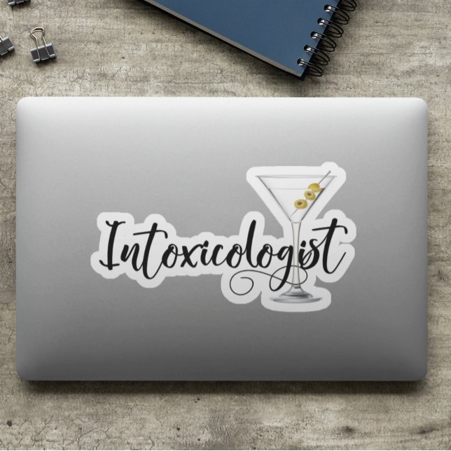 Intoxikologe, isoliert Tumbler Decal Laptop Aufkleber (Von Creator hochgeladen)