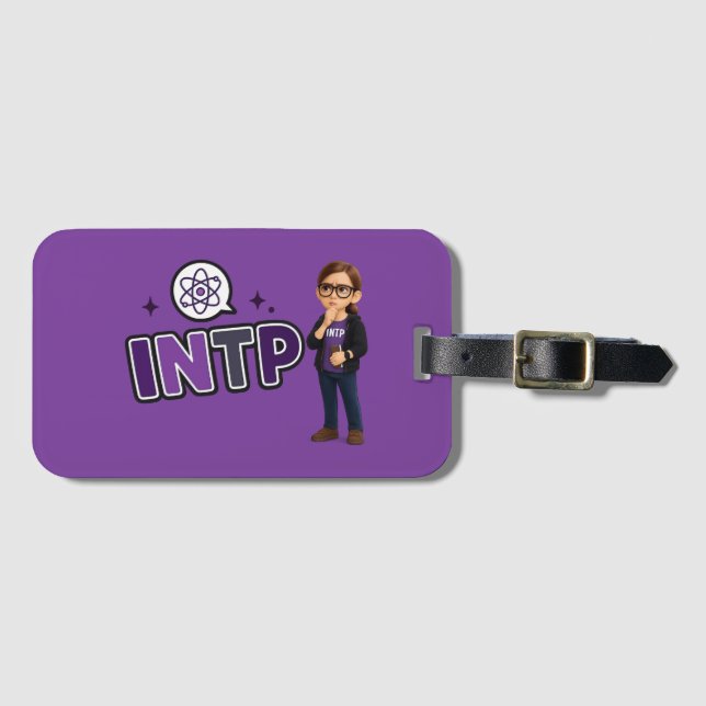 INTP — A Mente Investigadora Gepäckanhänger (Vorderseite (Horizontal))