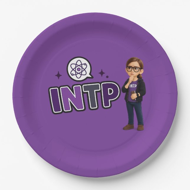 INTP — A Mente Investigadora Pappteller (Vorderseite)