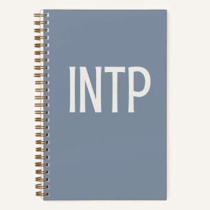INTP Personalisiert Blue Journal-Notebook Notizbuch