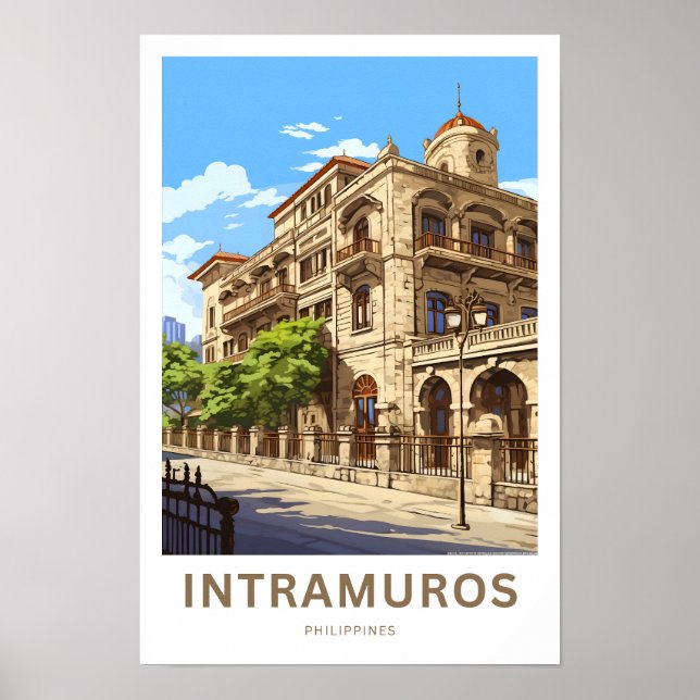 Intramuros Philippinen Poster (Vorne)