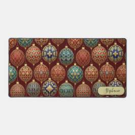 Intricate Geometric Ornament Custom Schreibtischunterlage