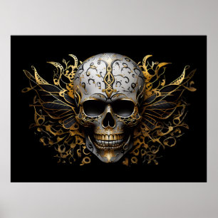 Intricate Gold lächelnd Stammekull Poster