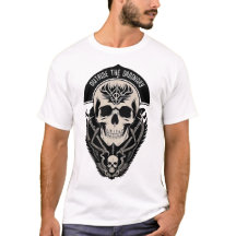 Intricate Gothic Skull Illustration