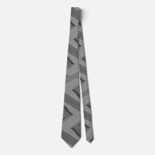 Intricate Gray Marble Pattern Neck Tie Krawatte