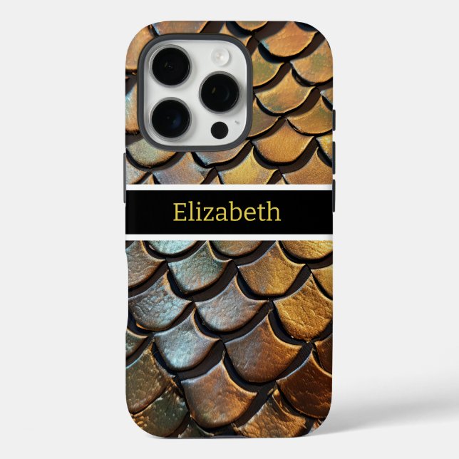 Intricate Textur einer giftigen Schlange iPhone 16 Pro Hülle (Rückseite)