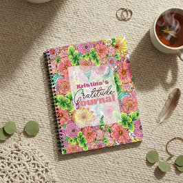 Intricate Vibrant Artistic Hand gezeichnet Florals Notizbuch