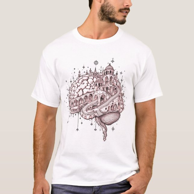 Intricentive Architectural Brain City T - Shirt (Vorderseite)
