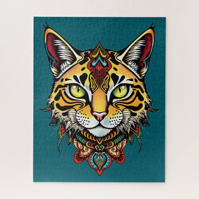 Intricsive Stamm Wildcat mit farbenfrohen Pat (Vertikal)