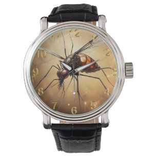Intrictive Flügel: Das Moskito Fraktal Art Armbanduhr