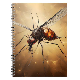 Intrictive Flügel: Das Moskito Fraktal Art Notizblock