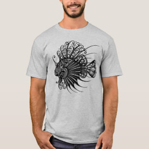 Intrigantes Tribal-Mandala-Drachmen-T-Shirt T-Shirt