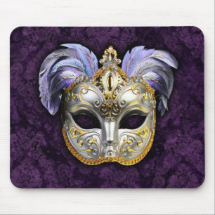 Intrigierende venezianische Maskenmaske Mousepad