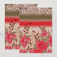 Intrikates Stoffdesign mit Blumenmuster