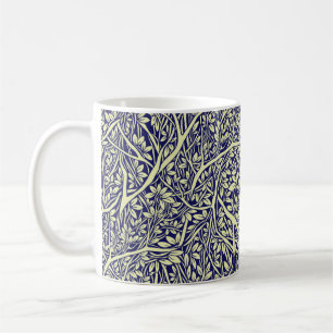 Intrikierte Baumzweige - Vintages Meer Kaffeetasse