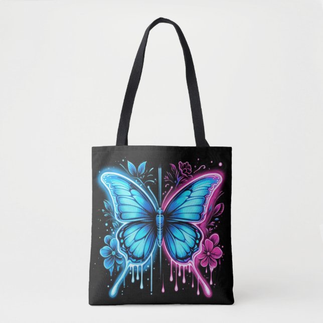 Intrikierte Wirbel und Blüten: Ein Whimsikischer S Tasche (Vorderseite)