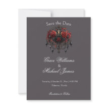 Intrikierter schwarz-gotischer Kronleuchter mit Ro