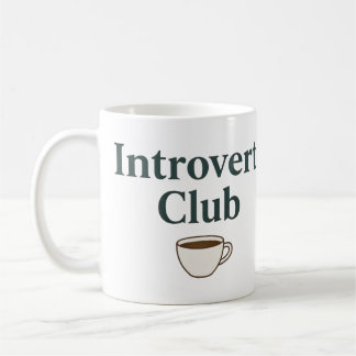 Introvert Club - Ästhetische Tasse