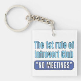 Introvert Club T-Shirt Schlüsselanhänger