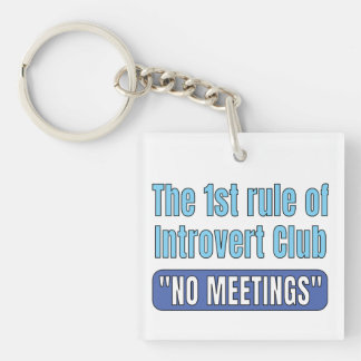 Introvert Club    T-Shirt Schlüsselanhänger