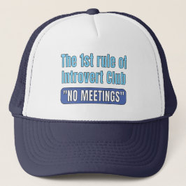 Introvert Club T-Shirt Truckerkappe