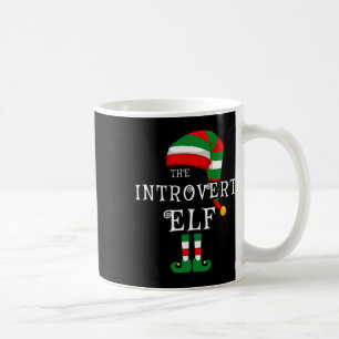 Introvert Elf Familie Weihnachten Matching Pajamas Kaffeetasse